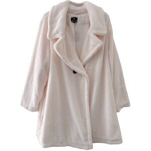 JASON WU • Women's White Teddy Coat Winter Jacket
